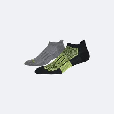 Calcetines Brooks Ghost Midweight 2-Pack Hombre Gris/Verde Claro | Ecuador-12469