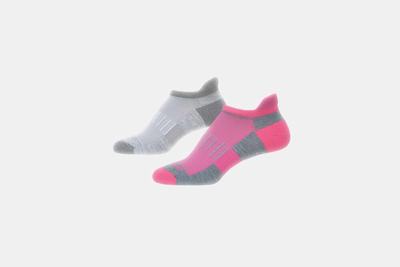 Calcetines Brooks Ghost Midweight 2-Pack Hombre Gris/Rosas | Ecuador-30295