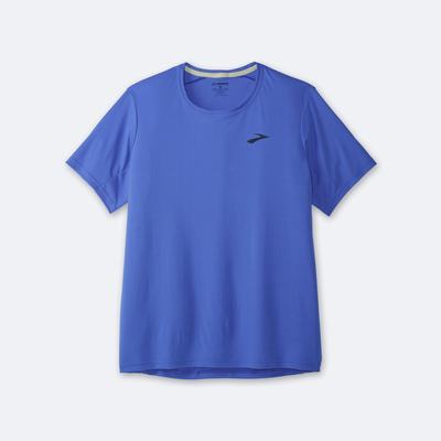 Camiseta Brooks Atmosphere Short Sleeve Hombre Azules | Ecuador-40789