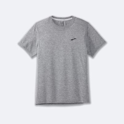 Camiseta Brooks Distance Short Sleeve 2.0 Hombre Gris | Ecuador-39241