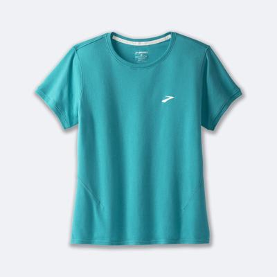 Camiseta Brooks Distance Short Sleeve 2.0 Mujer Verde | Ecuador-58239