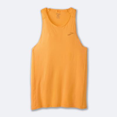 Camiseta Tirantes Brooks Atmosphere Singlet Hombre Naranjas | Ecuador-85639