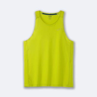 Camiseta Tirantes Brooks Atmosphere Singlet Hombre Amarillo | Ecuador-97684