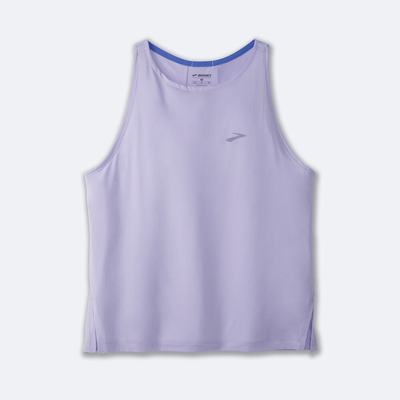 Camiseta Tirantes Brooks Sprint Free Mujer Moradas Gris | Ecuador-71605