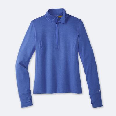 Chaquetas Brooks Dash 1/2 Zip Mujer Azules | Ecuador-57862