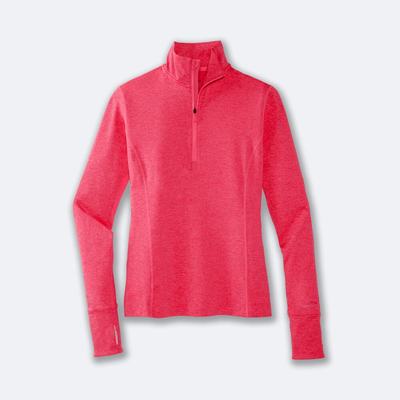 Chaquetas Brooks Dash 1/2 Zip Mujer Rosas | Ecuador-16437