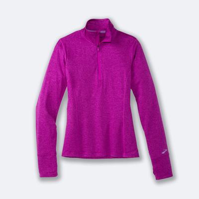 Chaquetas Brooks Dash 1/2 Zip Mujer Rosas | Ecuador-50247