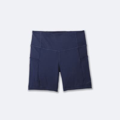 Mallas Brooks Method 5" Short Tight Mujer Azul Marino | Ecuador-82350