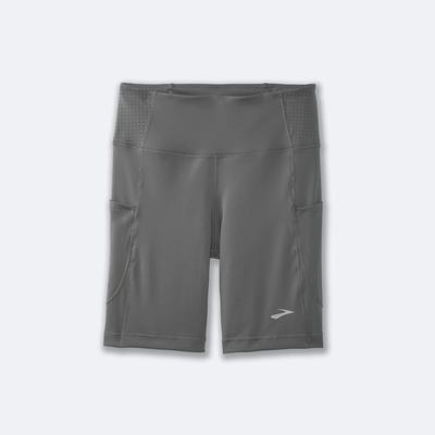 Mallas Brooks Method 8" Short Tight Mujer Gris | Ecuador-08426