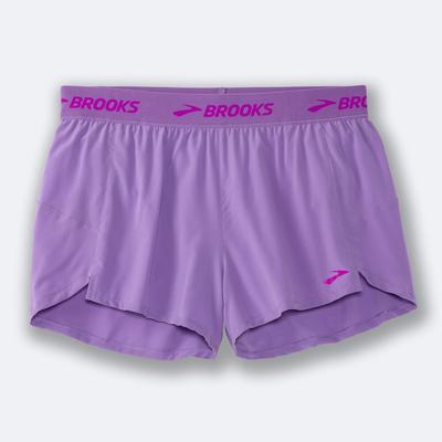 Pantalones Cortos Brooks Chaser 3" Mujer Moradas | Ecuador-13496