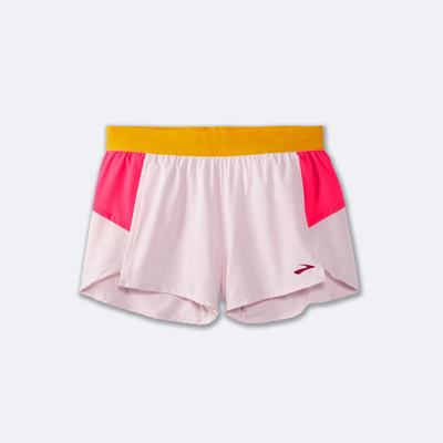 Pantalones Cortos Brooks Chaser 3" Mujer Rosas | Ecuador-68729