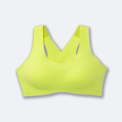 Sujetadores Deportivos Brooks Dare Crossback Run Bra Mujer Amarillo | Ecuador-16928