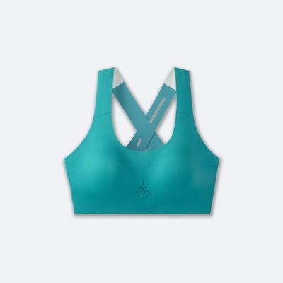 Sujetadores Deportivos Brooks Dare Crossback Run Bra 2.0 Mujer Verde | Ecuador-24935