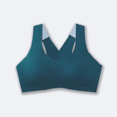 Sujetadores Deportivos Brooks Dare Crossback Run Bra Mujer Azules | Ecuador-62514