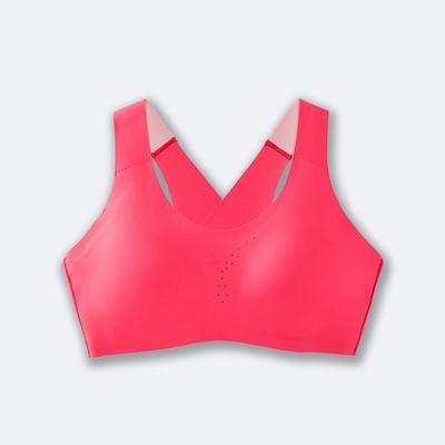 Sujetadores Deportivos Brooks Dare Crossback Run Bra Mujer Rosas | Ecuador-83756