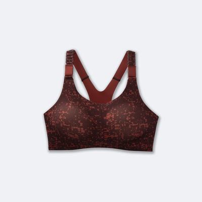 Sujetadores Deportivos Brooks Dare Racerback Run Bra 2.0 Mujer Marrones Oscuro | Ecuador-04615