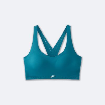 Sujetadores Deportivos Brooks Dare Strappy Run Bra 2.0 Mujer Verde | Ecuador-20384