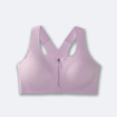 Sujetadores Deportivos Brooks Dare Zip Run Bra Mujer Moradas | Ecuador-84692