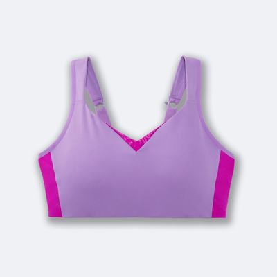 Sujetadores Deportivos Brooks Drive Convertible Run Bra Mujer Moradas | Ecuador-53619