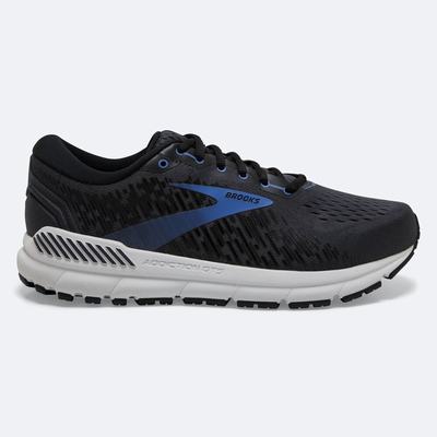 Zapatillas Running Brooks Addiction GTS 15 Hombre Negras/Azules | Ecuador-05781