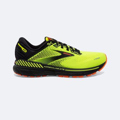 Zapatillas Running Brooks Adrenaline GTS 22 Hombre Amarillo/Negras | Ecuador-04721