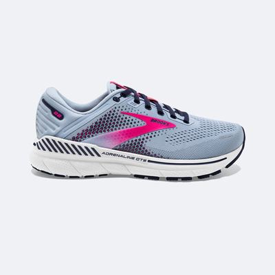 Zapatillas Running Brooks Adrenaline GTS 22 Mujer Azules/Azul Marino/Rosas | Ecuador-64728