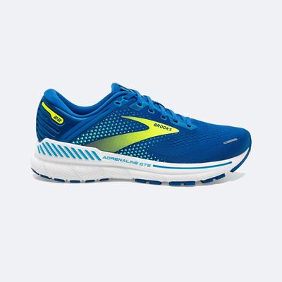 Zapatillas Running Brooks Adrenaline GTS 22 Hombre Azules/Blancas | Ecuador-90624