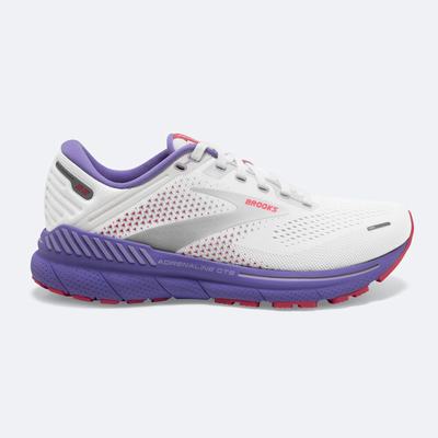 Zapatillas Running Brooks Adrenaline GTS 22 Mujer Blancas/Coral/Moradas | Ecuador-95108