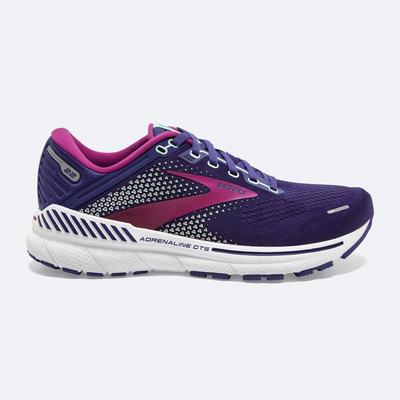 Zapatillas Running Brooks Adrenaline GTS 22 Mujer Azul Marino/Verde/Rosas | Ecuador-98471