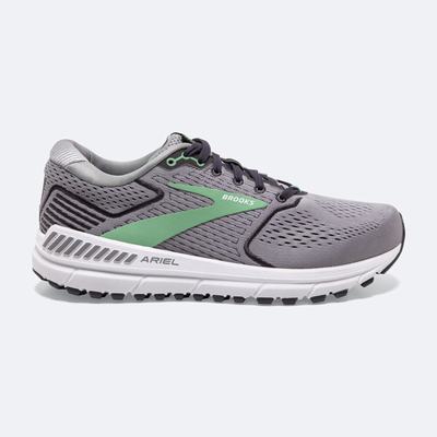 Zapatillas Running Brooks Ariel '20 Mujer Gris/Negras/Verde | Ecuador-52361