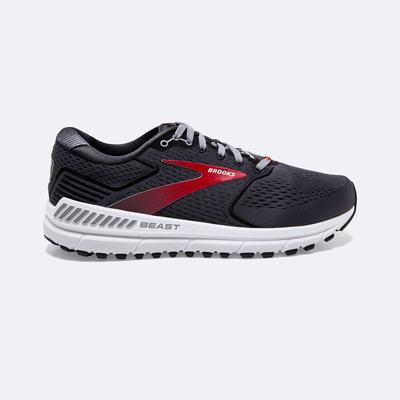 Zapatillas Running Brooks Beast '20 Hombre Negras/Rojas | Ecuador-20354