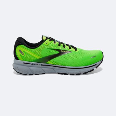 Zapatillas Running Brooks Ghost 14 Hombre Verde/Azules/Negras | Ecuador-65328