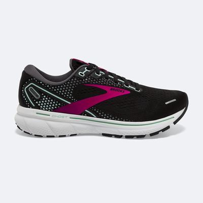 Zapatillas Running Brooks Ghost 14 Mujer Negras/Rosas | Ecuador-18045