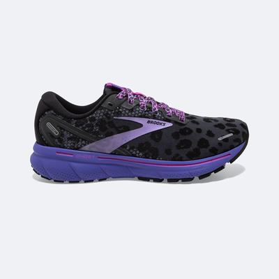 Zapatillas Running Brooks Ghost 14 Mujer Negras/Moradas | Ecuador-47650