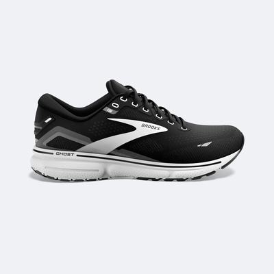 Zapatillas Running Brooks Ghost 15 Hombre Negras/Blancas | Ecuador-80164