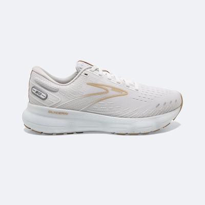 Zapatillas Running Brooks Glycerin 20 Hombre Blancas/Kaki | Ecuador-60394