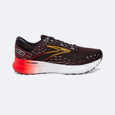 Zapatillas Running Brooks Glycerin 20 Hombre Negras/Rojas | Ecuador-89324