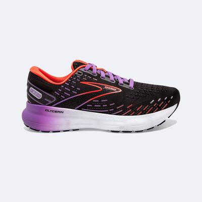 Zapatillas Running Brooks Glycerin 20 Mujer Negras/Flores | Ecuador-26409