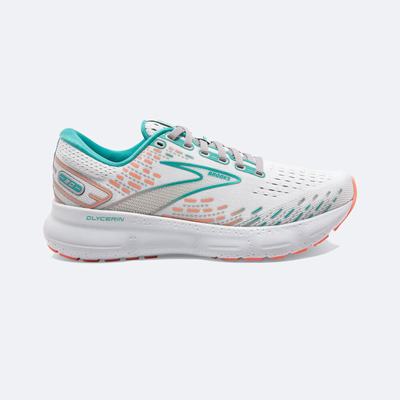 Zapatillas Running Brooks Glycerin 20 Mujer Gris/Coral | Ecuador-58307