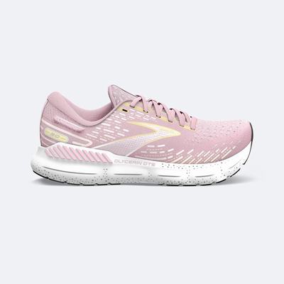 Zapatillas Running Brooks Glycerin GTS 20 Mujer Rosas/Amarillo/Blancas | Ecuador-05946