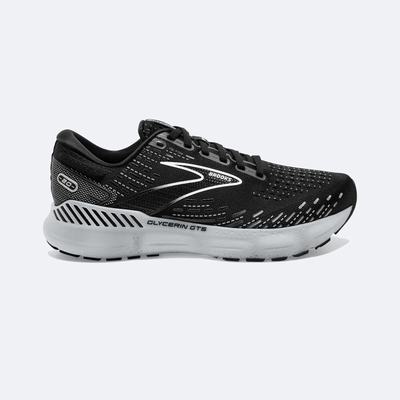 Zapatillas Running Brooks Glycerin GTS 20 Mujer Negras/Blancas | Ecuador-27501