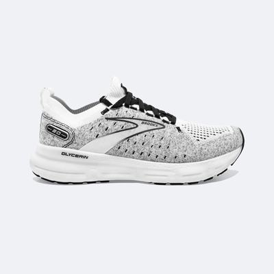 Zapatillas Running Brooks Glycerin StealthFit 20 Hombre Blancas/Gris/Negras | Ecuador-54916