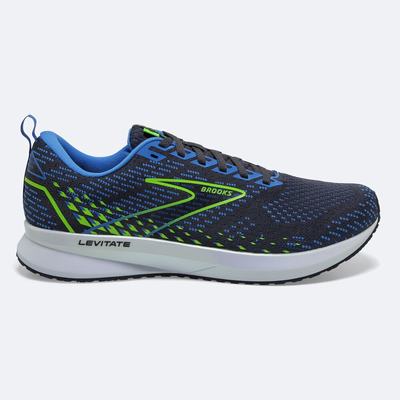 Zapatillas Running Brooks Levitate 5 Hombre Azules/Verde | Ecuador-67032