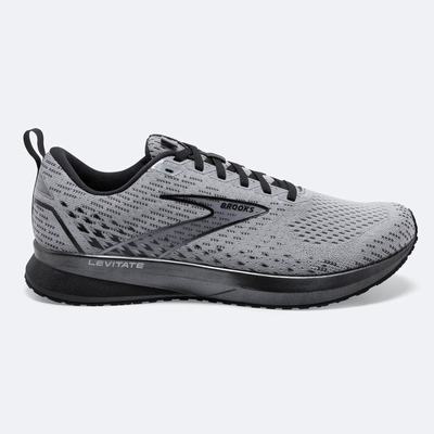 Zapatillas Running Brooks Levitate 5 Hombre Gris/Negras | Ecuador-71309