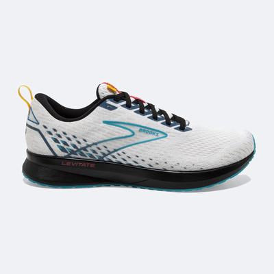 Zapatillas Running Brooks Levitate 5 Hombre Blancas/Azules/Negras | Ecuador-71490