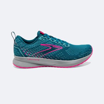 Zapatillas Running Brooks Levitate 5 Mujer Azules/Rosas | Ecuador-62893