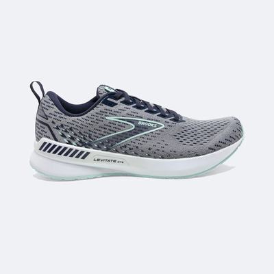 Zapatillas Running Brooks Levitate GTS 5 Mujer Gris/Azul Marino/Azules | Ecuador-87352