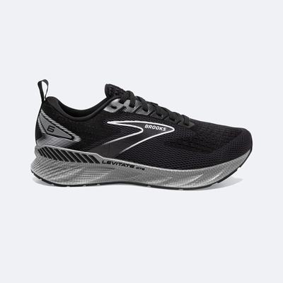 Zapatillas Running Brooks Levitate GTS 6 Mujer Negras/Blancas | Ecuador-20156