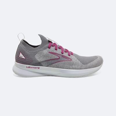 Zapatillas Running Brooks Levitate StealthFit 5 Mujer Blancas/Gris | Ecuador-36781