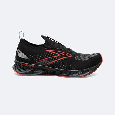 Zapatillas Running Brooks Levitate StealthFit 6 Hombre Negras/Naranjas | Ecuador-51068